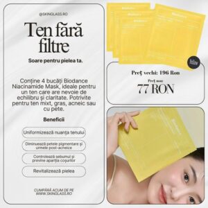 Pachet Ten fără filtre (potrivit pentru tenul cu iritatii, sensibil, uscat, normal, mixt, gras, acneic)